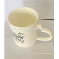 11oz heart shaped ceramic coffee mug